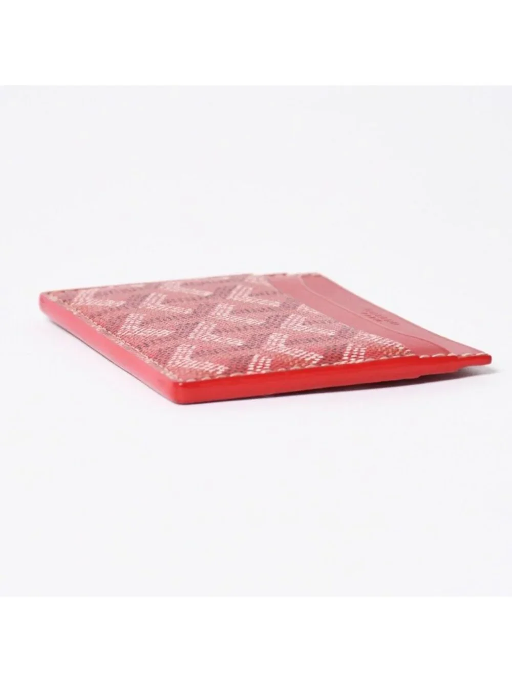 Goyard Saint Sulpice Card Case Red Vauzel Calfskin